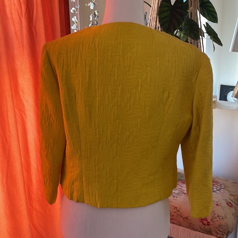 Jacques Hemi Paris, a salon Francis Palm Beach, jacket, Vintage Yellow small - Picture 5 of 7